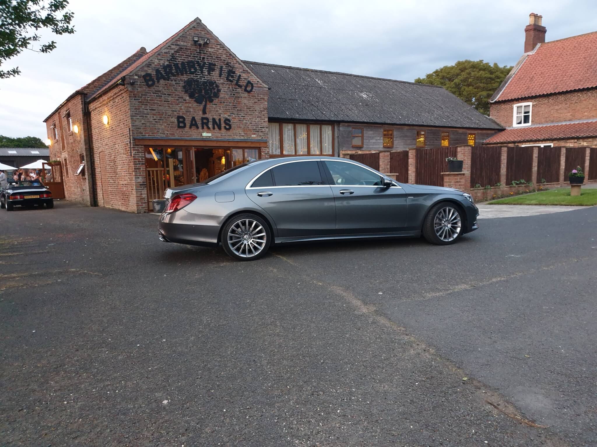 Our Mercedes s class at Barbyfields Barn